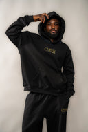 FREEDOM black dash hoodie