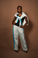 SKY WHITE baggy  pants