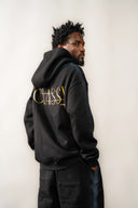 FREEDOM Black dash hoodie