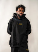 FREEDOM Black dash hoodie