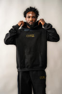 FREEDOM Black dash hoodie
