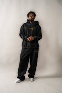 FREEDOM black dash tracksuit