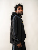 FREEDOM Black dash hoodie